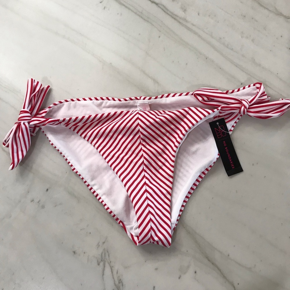 Stripped bikini bottoms